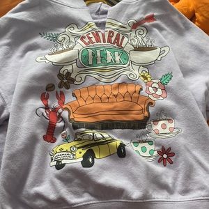 Purple central perk Friends hoodie. Worn once